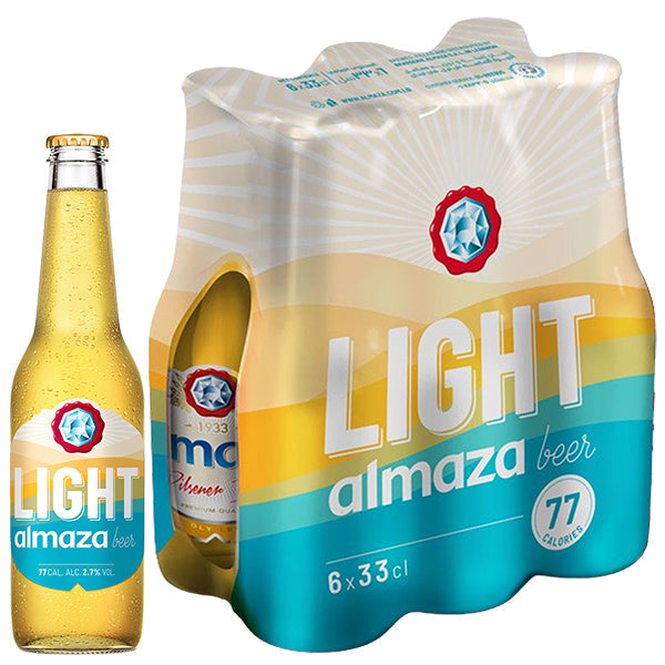 Almaza Light Beer Pack Of 6 25CL Vintage Wine Cellar Lebanon