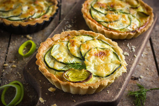 Piccini Prosecco Venetian Dress X Zucchini, Leek & Cheese Tart