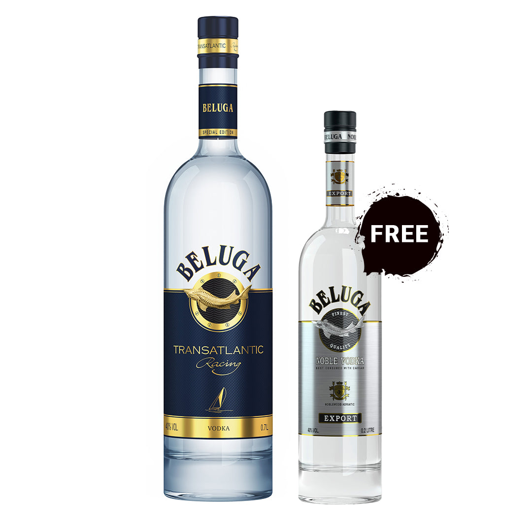 Buy 1 Beluga Transatlantic 70Cl and Get 1 FREE Beluga Noble Vodka 20Cl