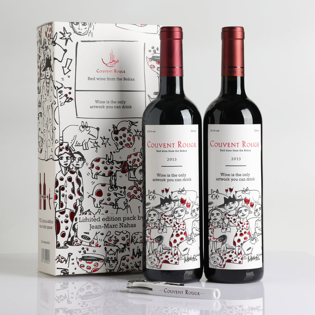 Couvent Rouge Promo Pack - Two Red Wines + Wine Opener