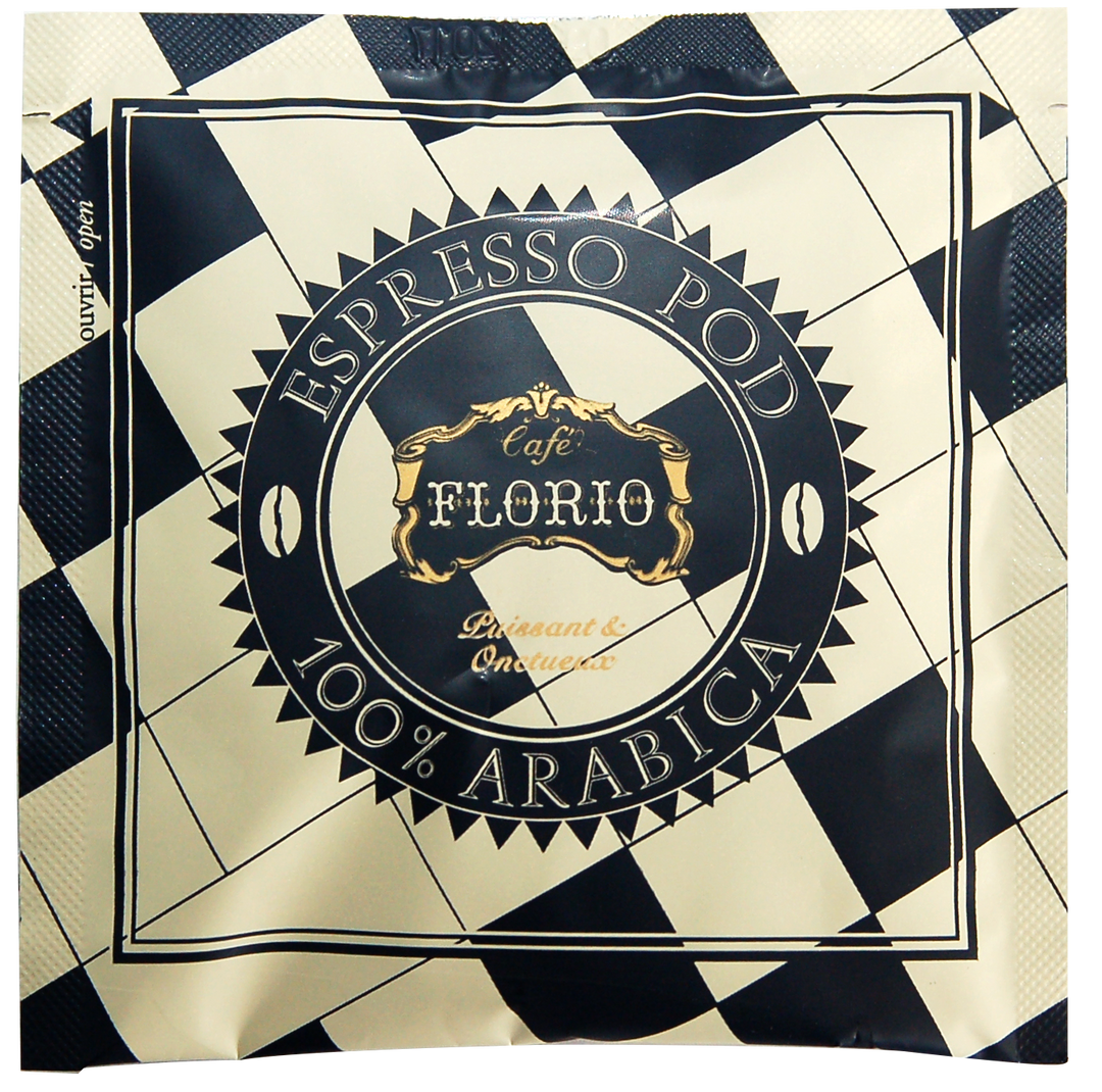 Cafes Richard Espresso Pods Florio (Carton* 100 Pods)