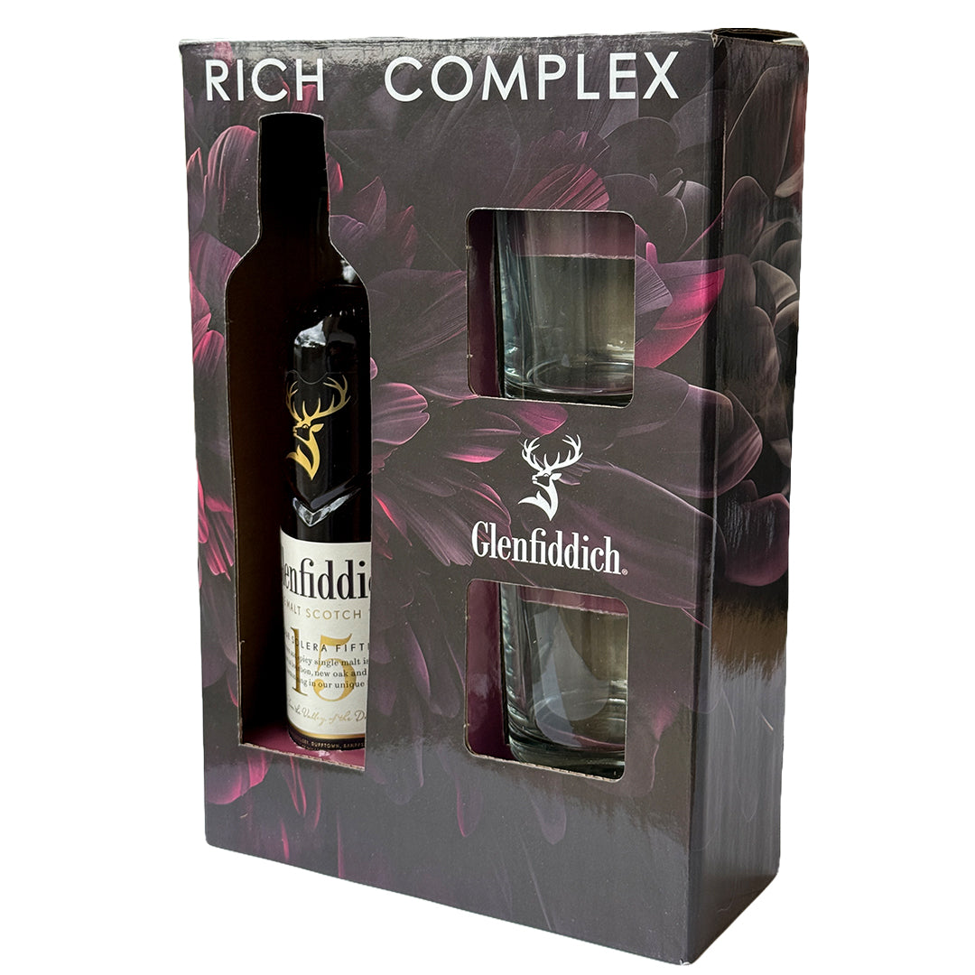 ⭐️ウイスキー 2本セット｜Glenfiddich + Carrington ギフトシーズンに 今だけの特別な贈り物を ～ 国際的に評価の高い