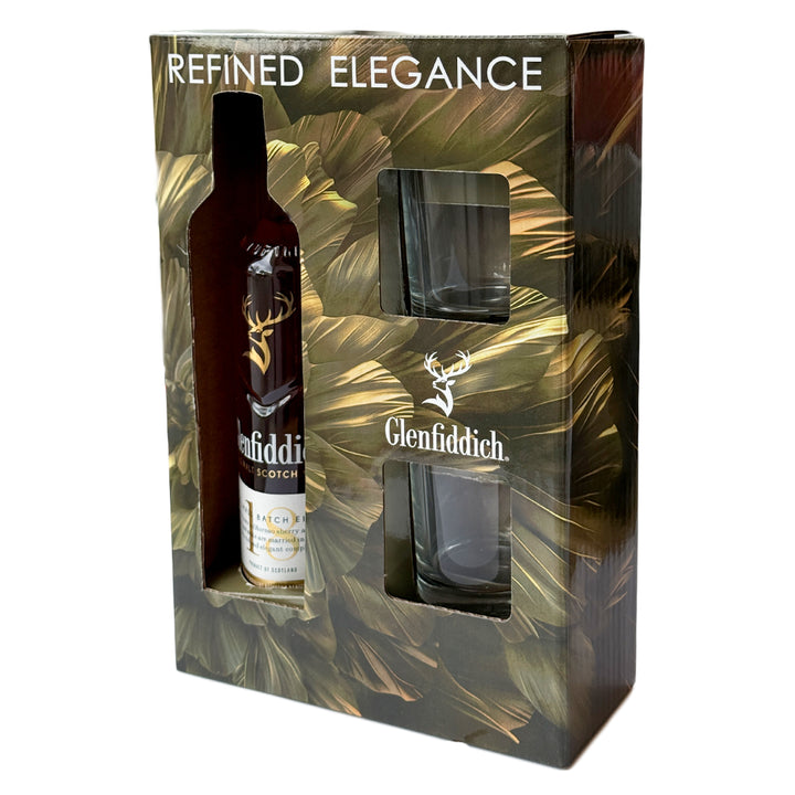 Glenfiddich 18 Years +  2 glasses