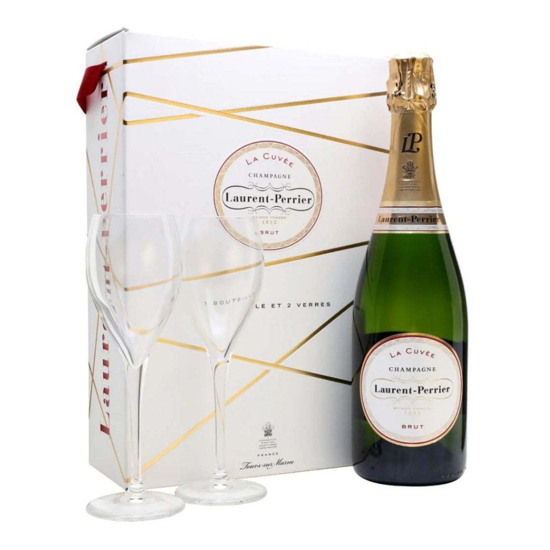 Laurent-Perrier La Cuvée 75Cl + 2 Flutes