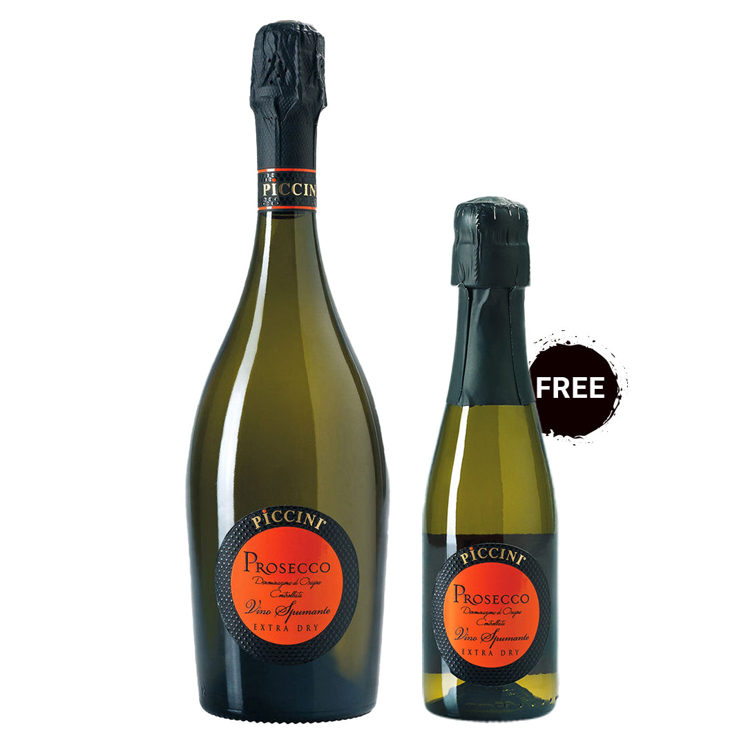 Piccini Prosecco Extra Dry + FREE 20Cl Prosecco Extra Dry