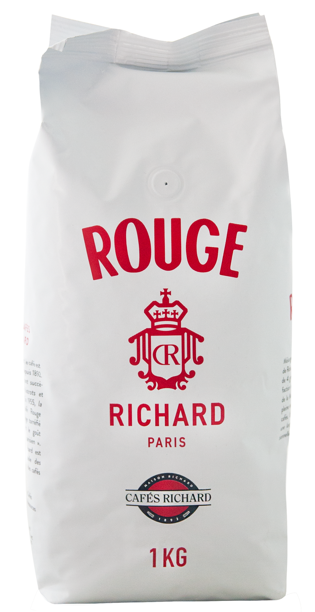 Cafes Richard Rouge 80% Arabica (Bag 1 Kg) Beans