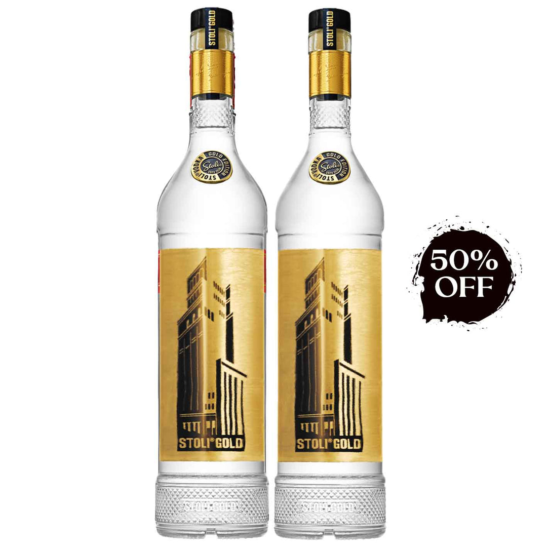 Stoli Gold Duo Deal: Save 50% On Your Second Bottle