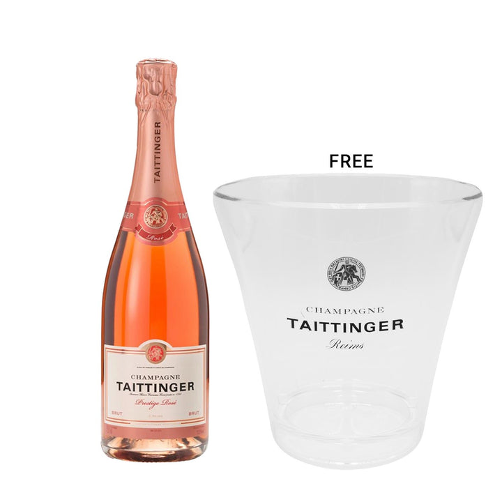 Taittinger Rosé Brut Prestige 37.5Cl + Ice Bucket