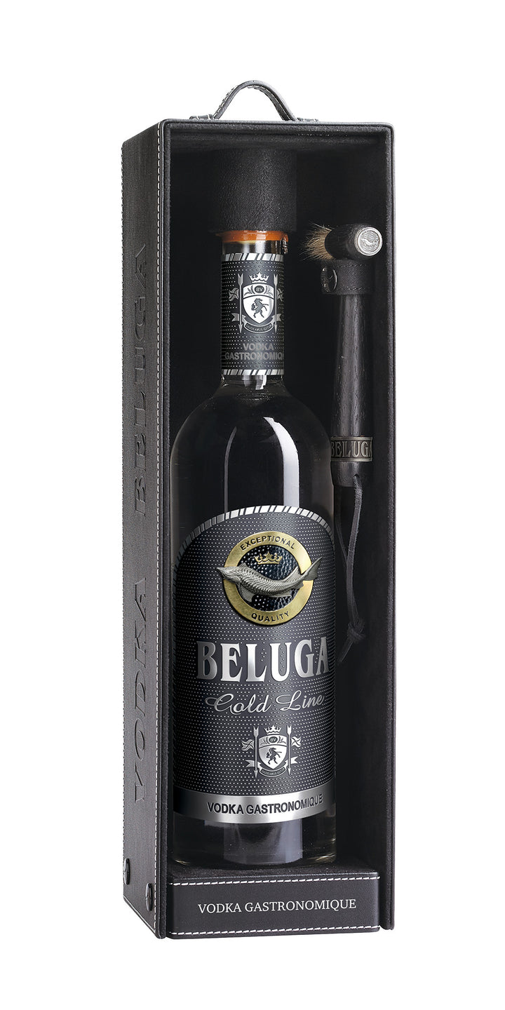 Beluga Gold Line Vodka 700ml in leather Gift Pack