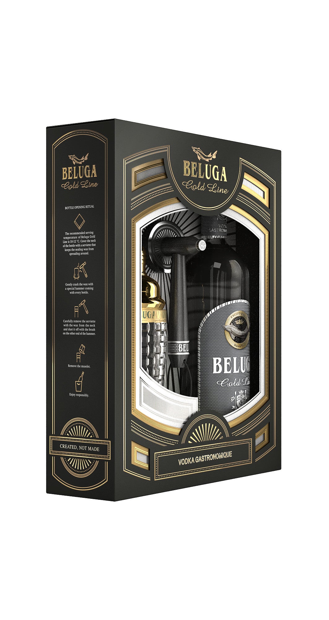 Beluga Gold Line Vodka 700 ML with shaker Gift Set
