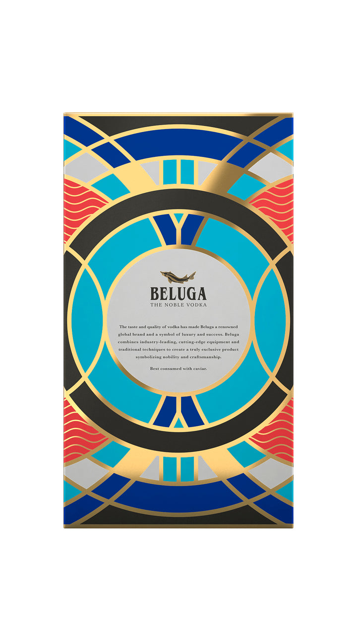 Beluga Noble Vodka Fish Rocks Glass Set