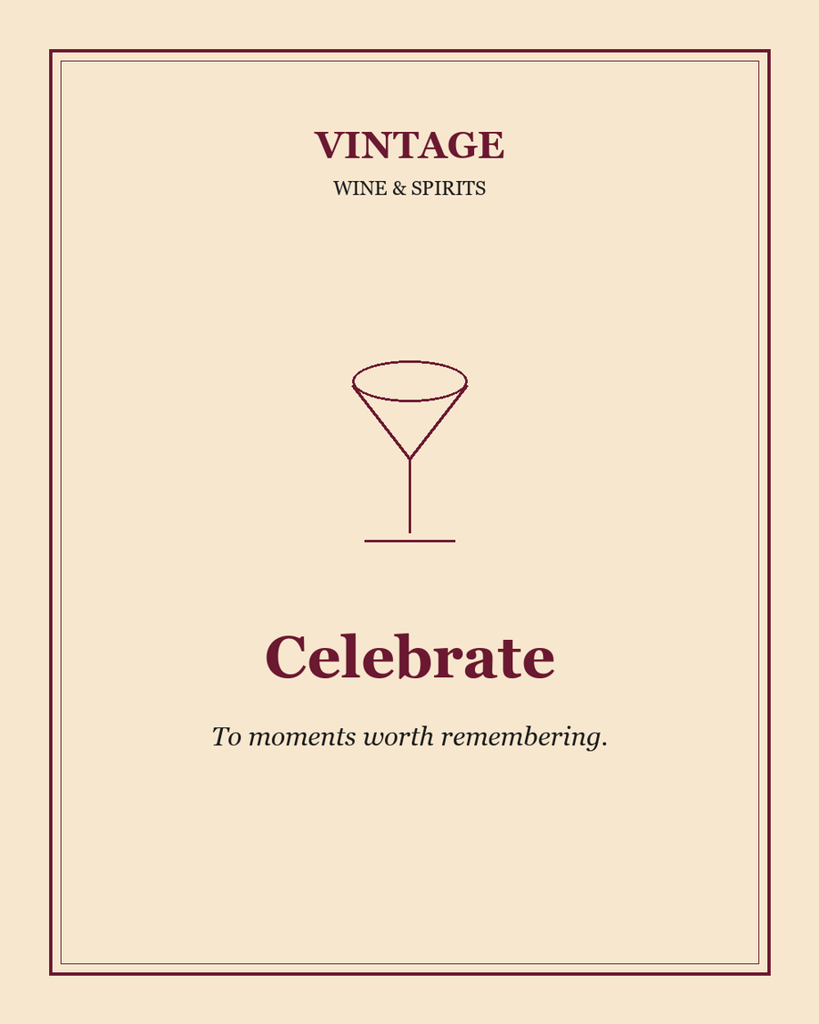 Vintage greeting card — Celebration