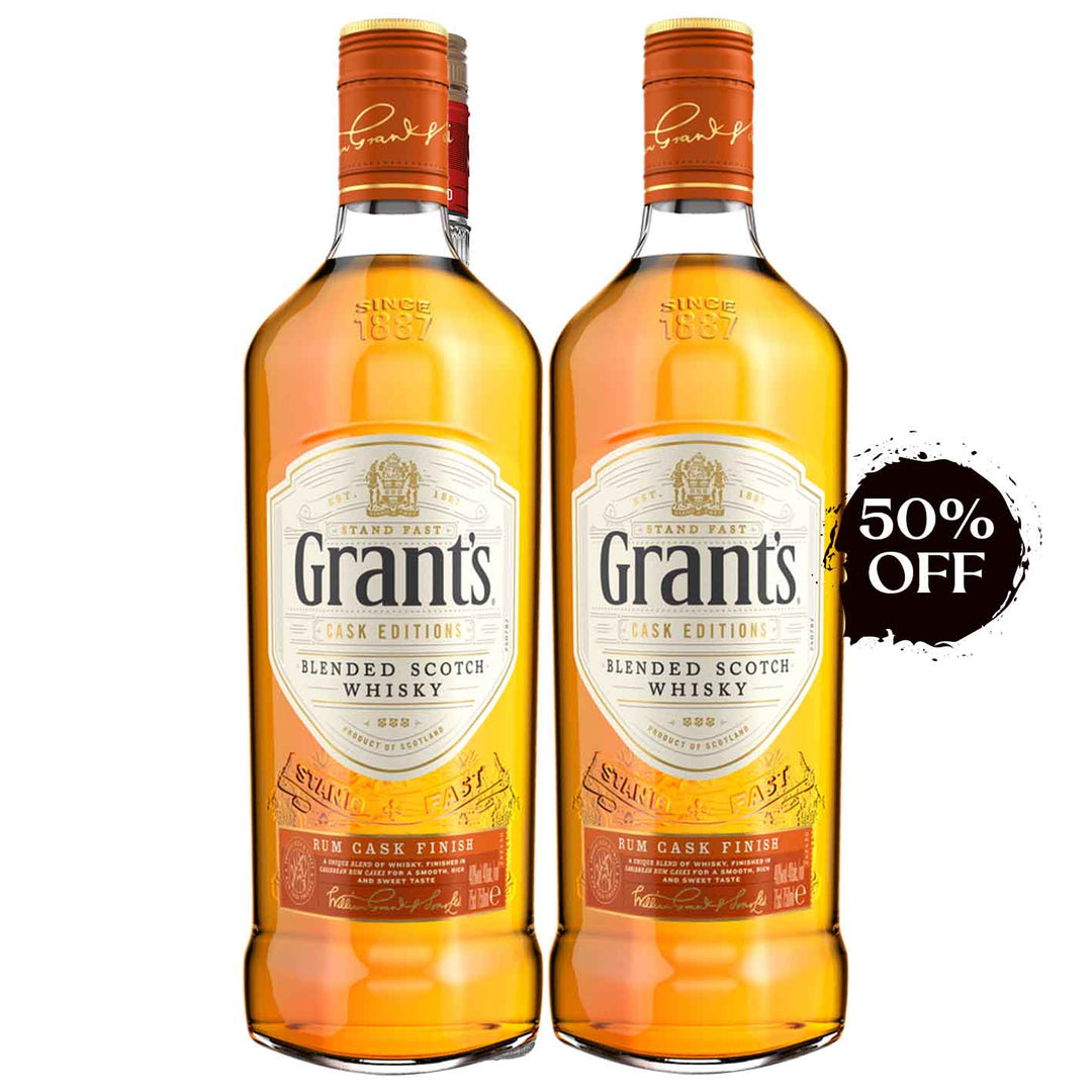 Grant's Rum Cask Duo Deal: Save 50% On Your Second Bottle