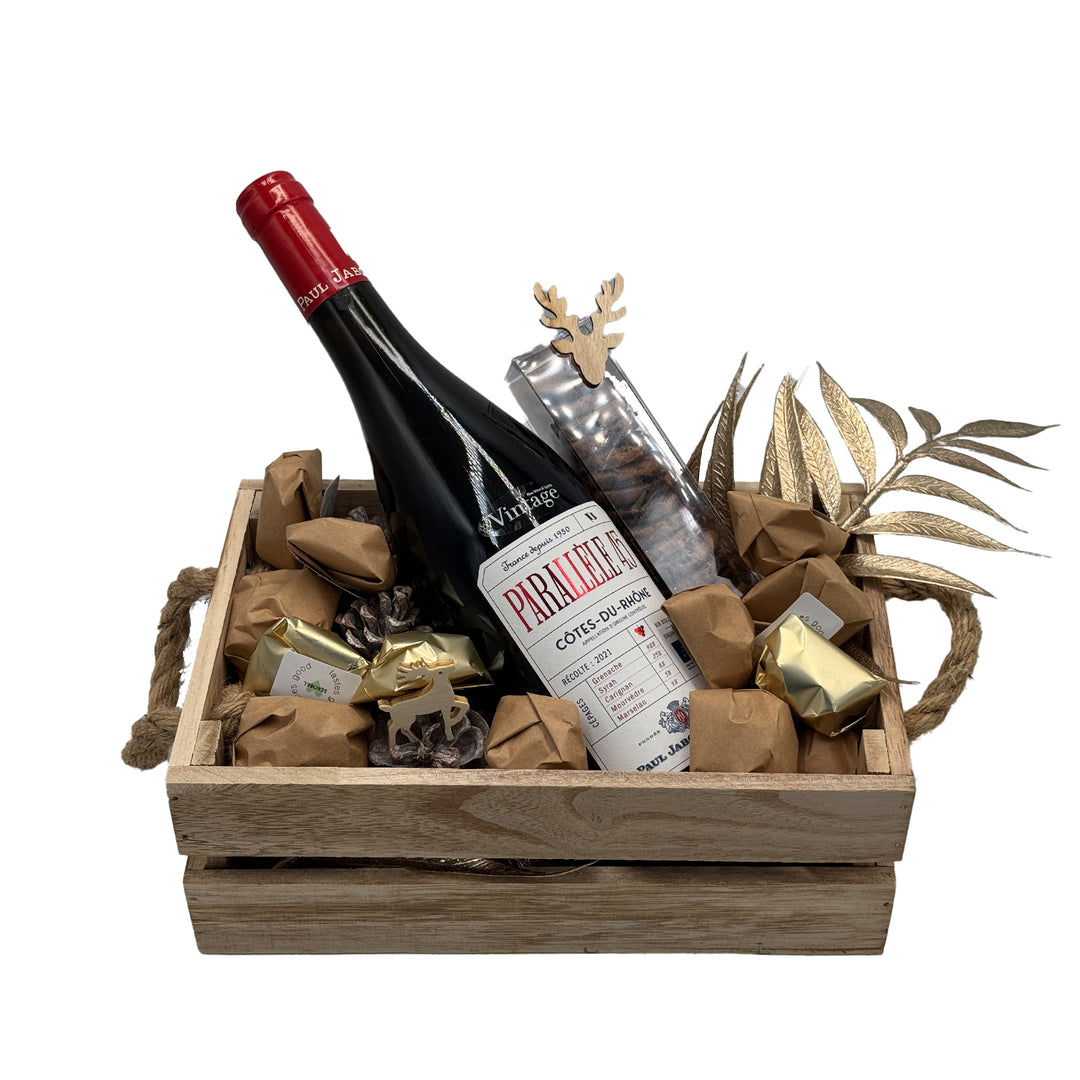 Christmas Basket Cote du Rhone Parallele