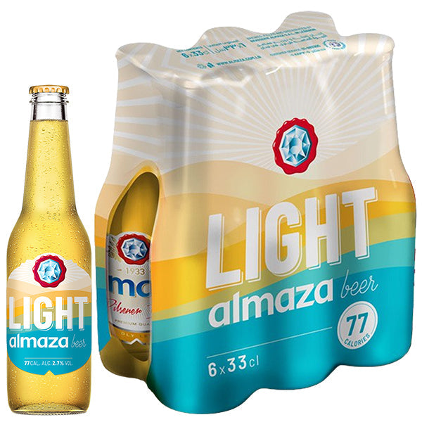 Almaza Light Beer Pack of 6 33CL Shop in Lebanon