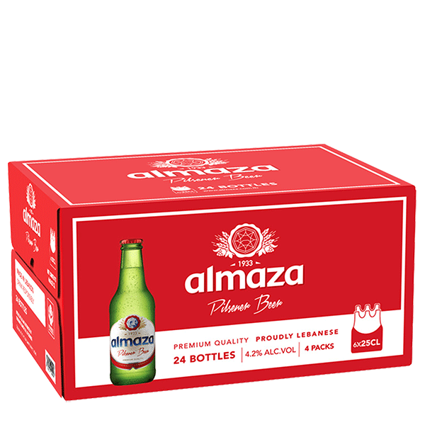 Almaza 1 Box of 24 Btls X 25CL Shop in Lebanon