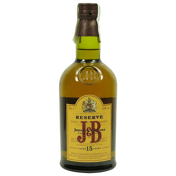 ウイスキー J&B RESERVE 15 YEARS OLD J&B 15Yo Reserve – Vintage Wine Cellar Lebanon